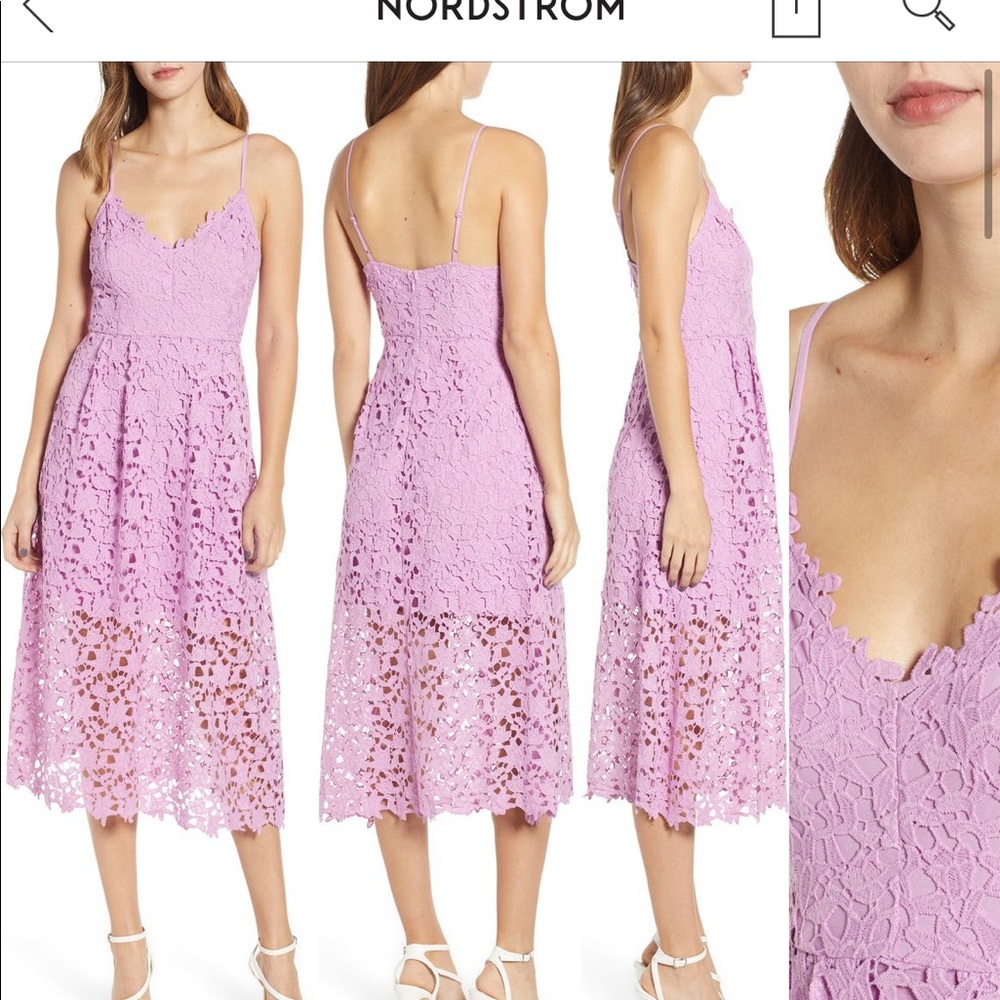 ASTR The Label Lace MIDI Dress